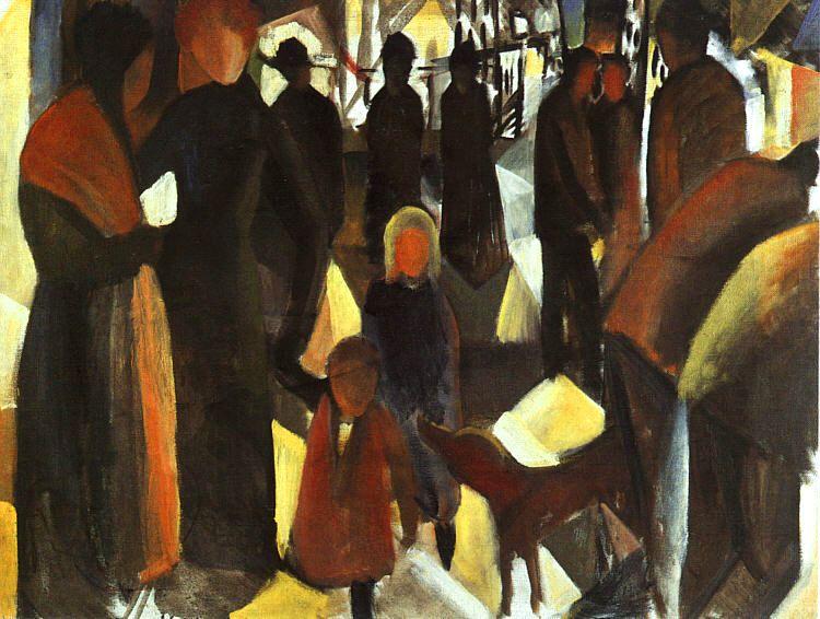 August Macke Leave Taking oil painting picture